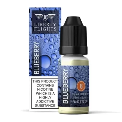 Blueberry E-Liquid by Liberty Flights (10ml) - 18mg
