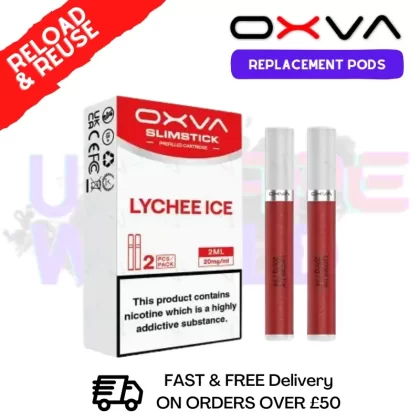 Lychee Ice Oxva SlimStick Prefilled Pod Cartridges – £3.89