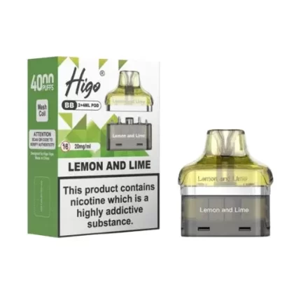 Higo BB 4000 Puffs Prefilled Pods - Box of 10 - Blueberry Raspberry Huba (New) - 10 Pack