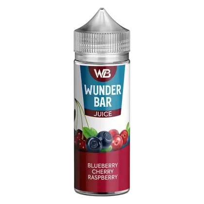 Wunder Bar Blueberry Cherry Cranberry 100ml Shortfill E-Liquid - Ecigpremium