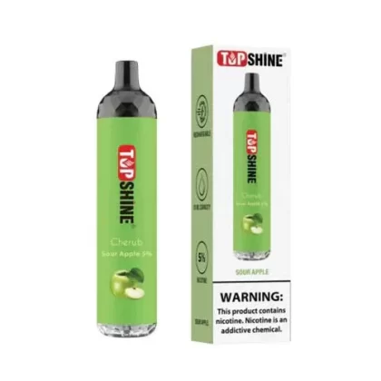 Sour Apple Top Shine Cherub Disposable Vape 4500 Puffs