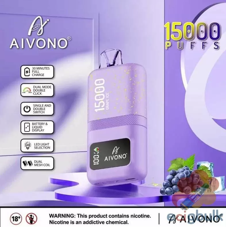 Aivono Aim Magic 15000 Disposable Vape | 15000 Puffs & Customizable Flavors - Image 3