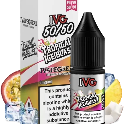 Tropical Ice Blast E-Liquid by IVG 50/50 – 10ml