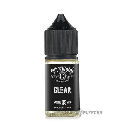 Cuttwood Salt – Clear 30mL - Nicotine Strength#20mg>35mg>50mg