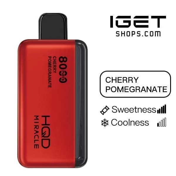 HQD Miracle 8000 – Cherry Pomegranate - Ozvapeone (6E8553)