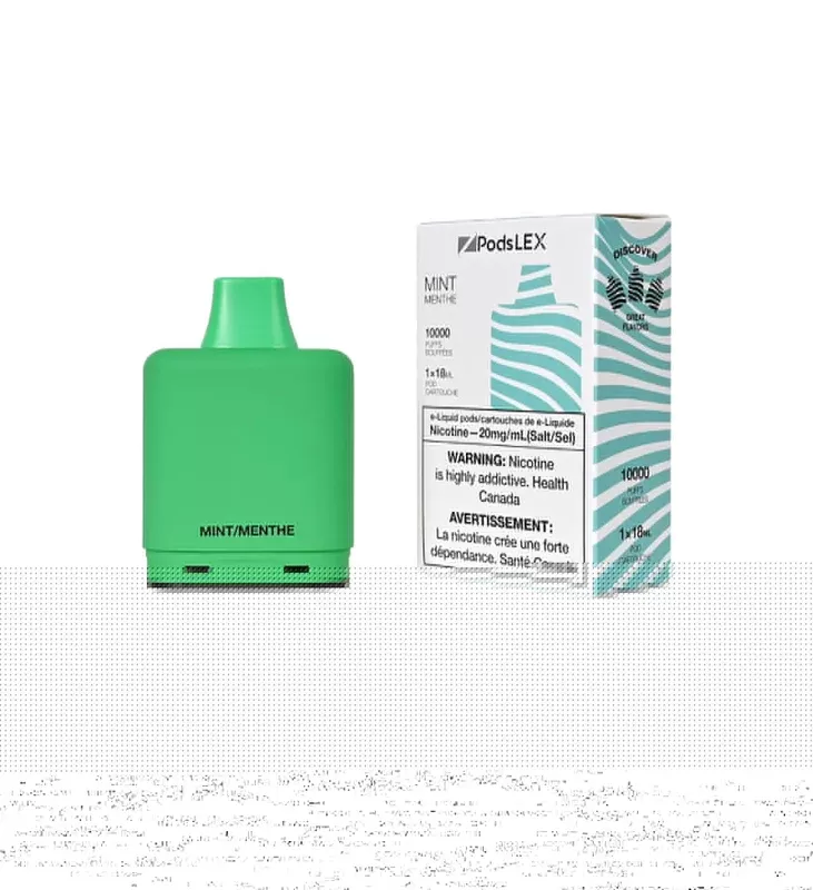 ZPODS LEX Pod System – 10K Puff Vape Pods – Mint