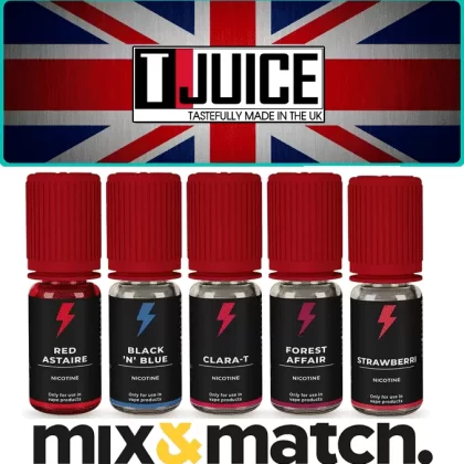T Juice Vape Juice 50/50 – e Liquid – Multibuy Deals – 10ml – TPD - United Kingdom; 10X 10ml, 1X 10ml