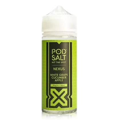 White Grape Cucumber 100ml Shortfill e-Liquid by Pod Salt Nexus