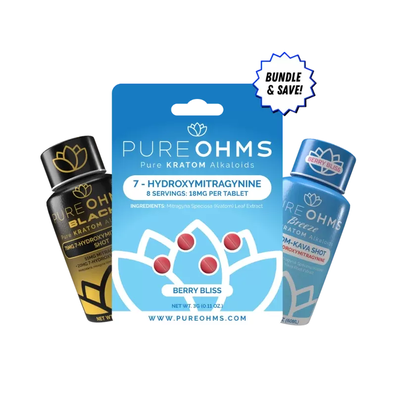 Starter Kit | Pure OHMs Bundle - flavor 104#Berry Bliss>Citrus Splash>Sweet Grape~flavor 105#Black>Breeze (9B03E5)