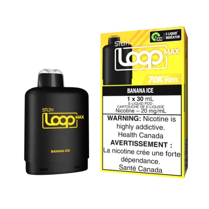 STLTH LOOP MAX Pod Pack - Banana Ice - 20 mg/mL (wholeseller) (SK) - Excise FED (36D084)