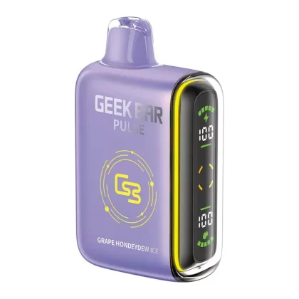 Geek Bar Pulse Disposable Vape Device – Grape Honeydew Ice - Nicotine Strength#20mg/ml