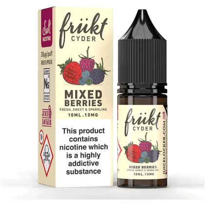 Frukt Cyder Mixed Berries Nic Salt E-Liquid - 10mg