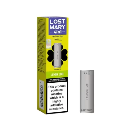 Lost Mary 4in1 Lemon Lime Pods (2 Pack) - Nicotine Strength#20mg (F2C719)
