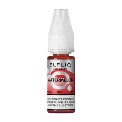 Elf Bar ElfLiq Watermelon E Liquid 10ml - Nicotine Strength#20mg>10mg>5mg (CB350A) (CB350A)