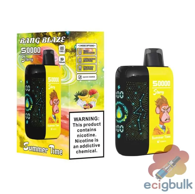 Bang Blaze 50K Disposable Vape | Rechargeable | Customizable Nicotine