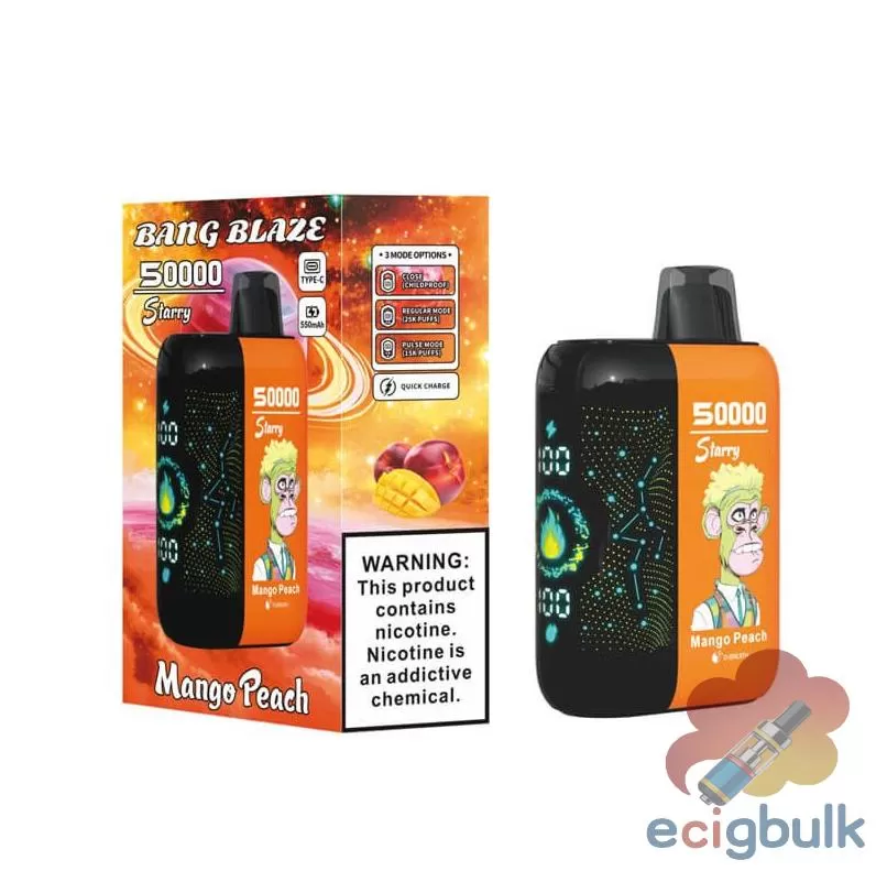 Bang Blaze 50K Disposable Vape | Rechargeable | Customizable Nicotine - Image 2
