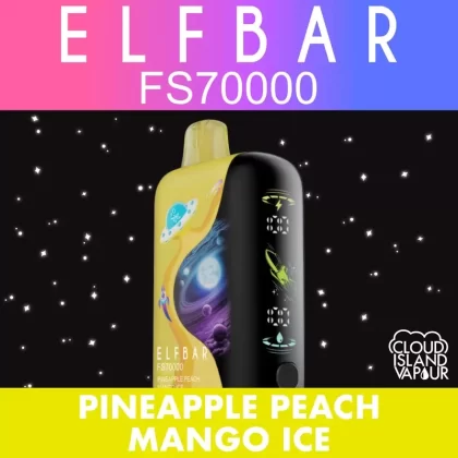 ELF BAR FS70K Disposable Vape – Pineapple Peach Mango Ice