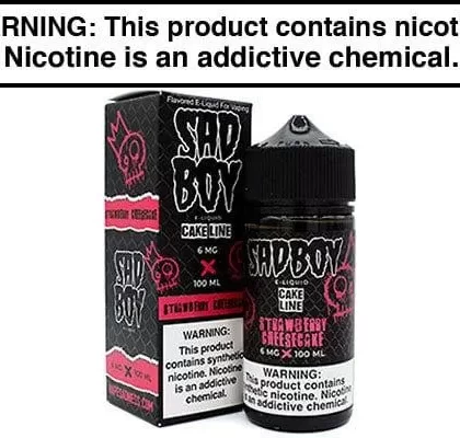 STRAWBERRY CHEESECAKE BY SADBOY SALT 30ML - Vapejuice