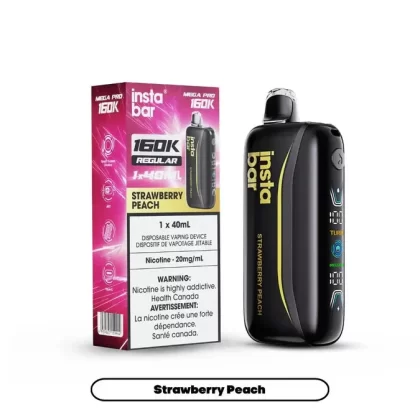 Insta Bar Mega Pro 160K Disposable - Apple Ice, Blueberry Raspberry