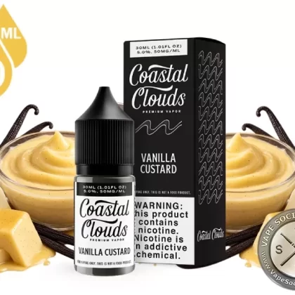 Vanilla Custard Coastal Clouds Salt 30ml