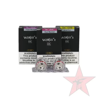 Uwell Valyrian 2 Coils – 2 Pack - Single Mesh (0.32, 90-100W), Dual Mesh (0.14ohm, 80-90W)