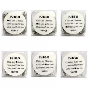 Ni80 100Pcs DIY Prebuilt Heating Coils for Rta RDA Rdta Subohm Tank