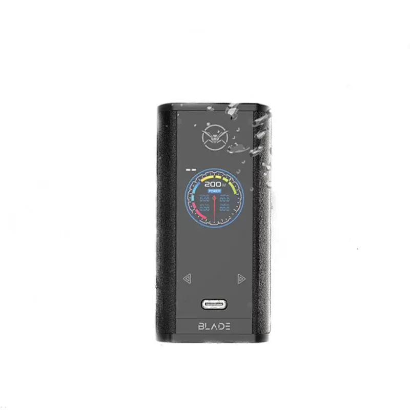 Oumier Blade 200W TC Box Mod - Satin Nickel - Image 3