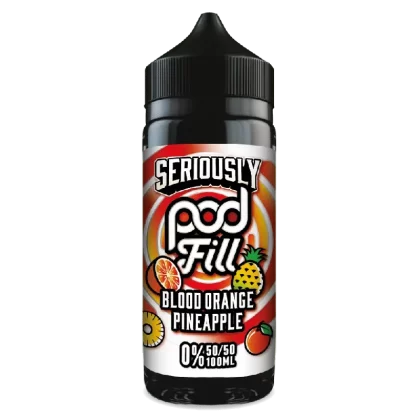 Doozy Pod Fill 100ml E-Liquid Shortfill Blood Orange Pineapple - Title#0mg