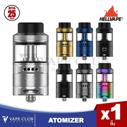 Hellvape Fat Rabbit Solo RTA 25MM - Blue, Gold