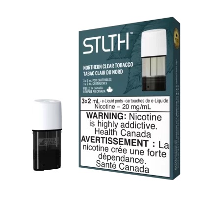 STLTH Pod Pack - Northern Clear Tobacco - 20 mg/mL (wholeseller) - Excise NB, 20 mg/mL (wholeseller) - Excise PE