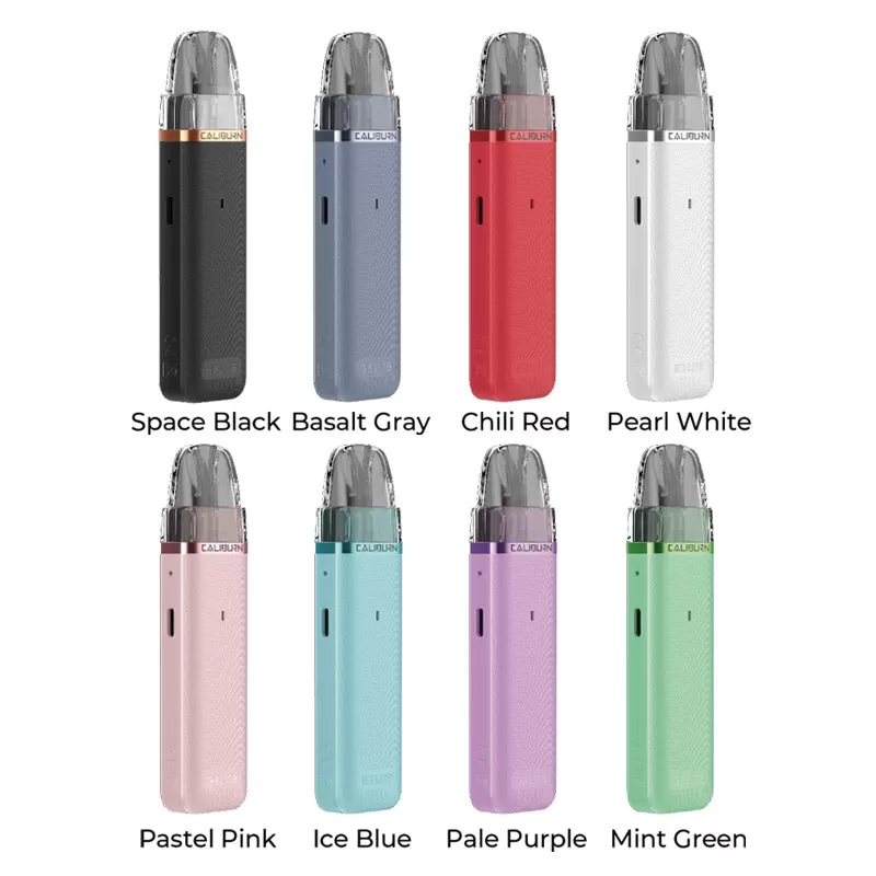 Uwell Caliburn G3 Lite Pod Kit 1200mAh 2.5ml - Basalt Gray - Image 2