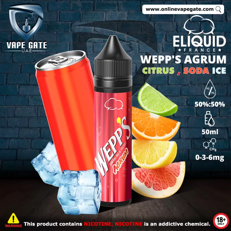 WEPP'S AGRUM - ELIQUID FRANCE - 3 mg - 50 ml