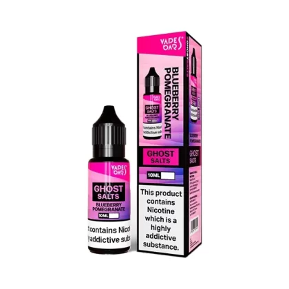 Vapes Bars Ghost Salts Blueberry Pomegranate E Liquid 10ml - Nicotine Strength#20mg>10mg