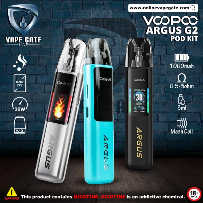 VOOPOO ARGUS G2 30W POD SYSTEM - Aurora Purple - Onlinevapegate