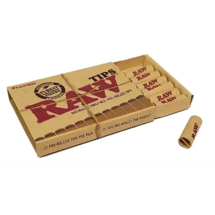 Raw Pre-Rolled Tips - Product#Regular~Packaging#Box of 20 (420ct)>Single Pack (21ct)