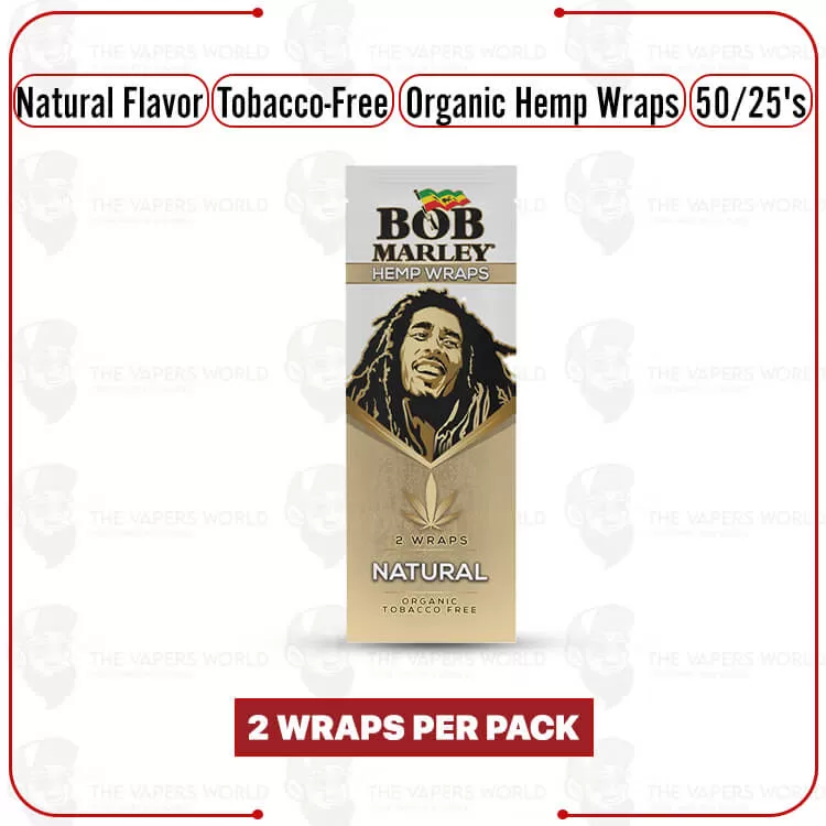Bob Marley Wraps – Natural - Thevapersworld