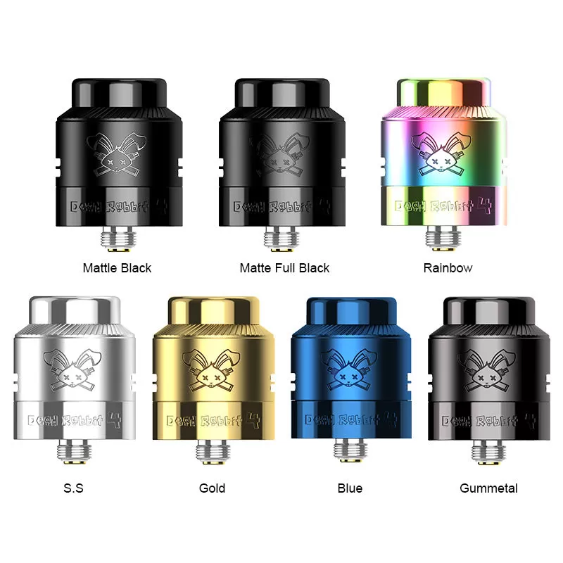 Hellvape Dead Rabbit 4 RDA Atomizer 24mm - Gold - Image 2