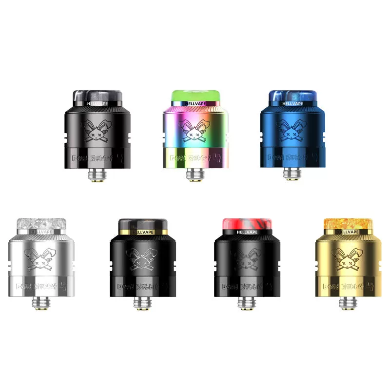 Hellvape Dead Rabbit 4 RDA Atomizer 24mm - Gold - Image 3