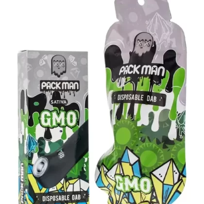 GMO Pack Man THCA Disposable Dab 1G - Vape Store