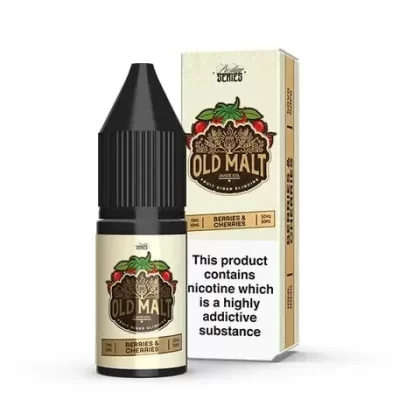 Old Malt 10ml Nic Salts - Flavour#Berries & Cherries>Kiwi Lime>Passionfruit Lychee>Pineapple & Raspberry>Strawberry Apple>Watermelon Lime~Nic Salt Strength#10mg>20mg (93CDEC)