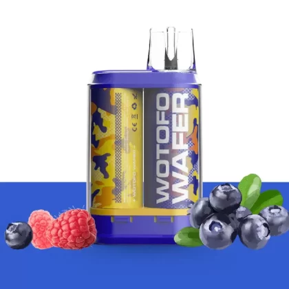 Wotofo Wafer 5000 Disposable Vape 5000 Puffs - Flavor#Grape Ice>Peach Lychee>Lychee Ice>Lemon Cola>Mango Pear>Strawberry Lush>Cherry Watermelon>Srawberry Ice Cream>Cherry Dragon Fruit>Mango