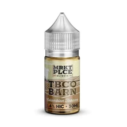 MRKTPLCE TBCO Barn Colombian Tobacco Salt Nic 30ml E-Juice - Vape Product, Vape Product
