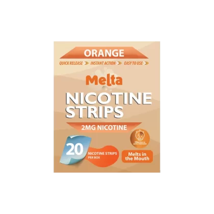Orange Melta Nicotine Strips - Vapeshop Co