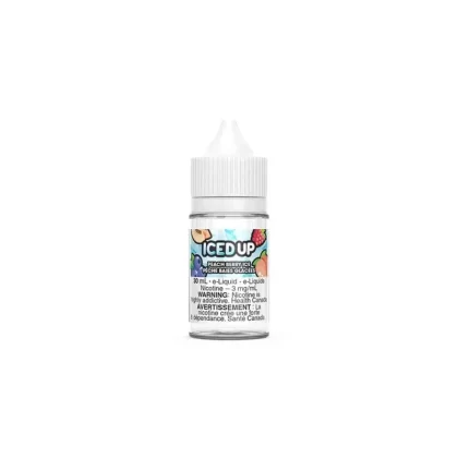 Iced Up Vape Juice Salt Nic – Peach Berry Ice (30mL)
