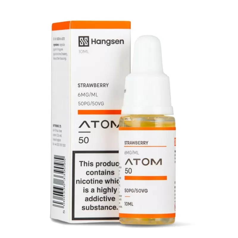 Strawberry E-Liquid Atom 50 Series by Hangsen (10ml)