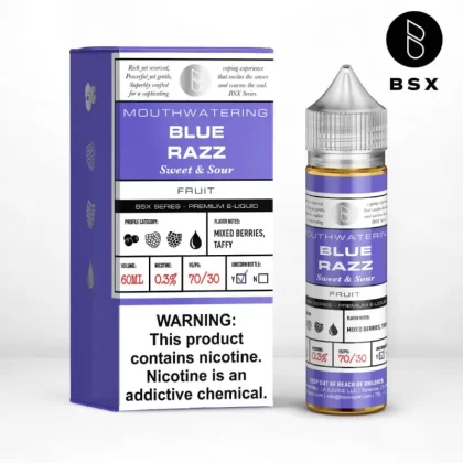Glas BSX Blue Razz eJuice - Vape Product; Vape Product, Vape Product (00F90F)
