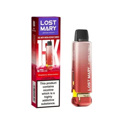 Raspberry Watermelon Lost Mary Nera 15K Prefilled Pods
