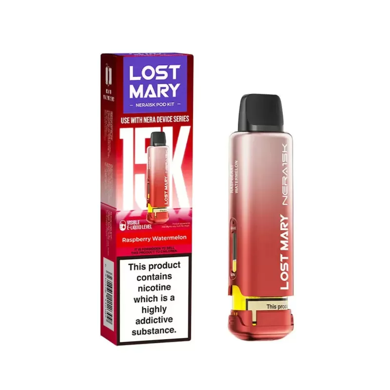 Raspberry Watermelon Lost Mary Nera 15K Prefilled Pods