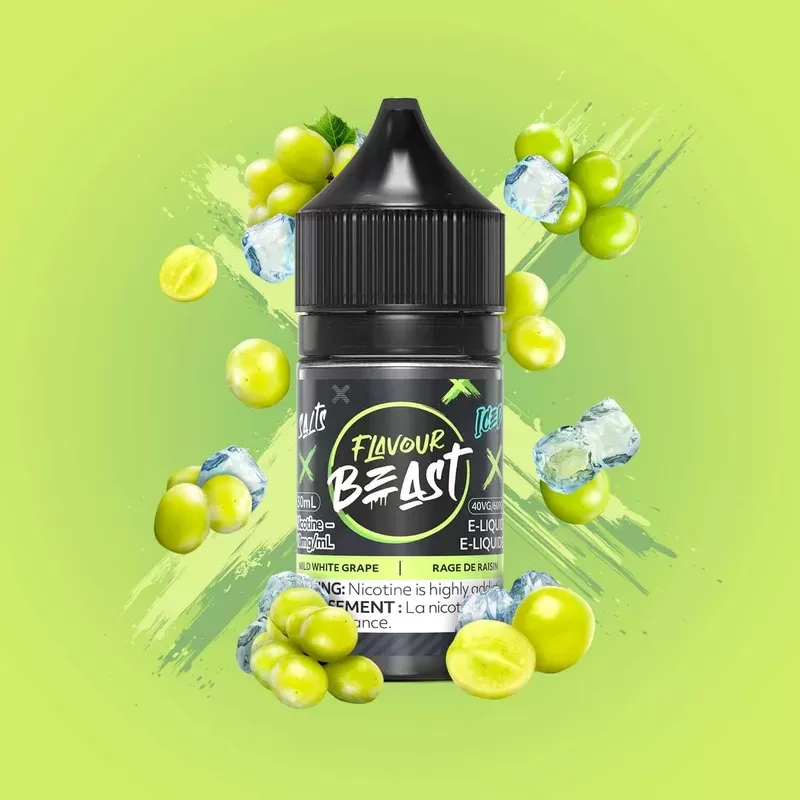 FLAVOUR BEAST SALT 10MG/ML-WILD WHITE GRAPE