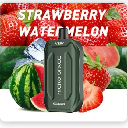 VEIIK Micko Space Disposable Vape 7000 Puffs - Flavor#Watermelon Ice>Blueberry Ice>Cool Mint>Energy Ice>Mango Ice>Strawberry Watermelon>Blackcurrant>Passion Fruit>Grape Banana
